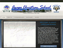 Tablet Screenshot of mail.agape-school.com